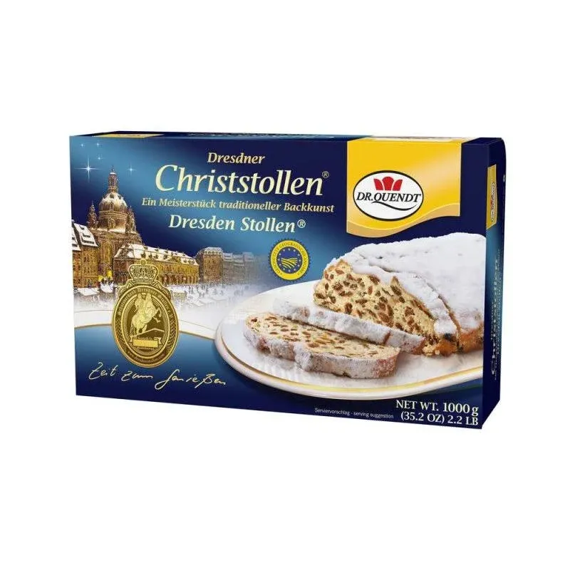 Dr Quendt Stollen Christmas Cake in Gift Box 1000g