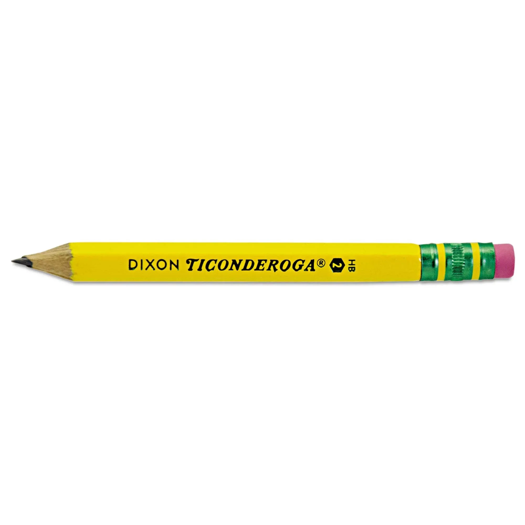 Ticonderoga Golf Pencils - Yellow Barrel - 72 / Box