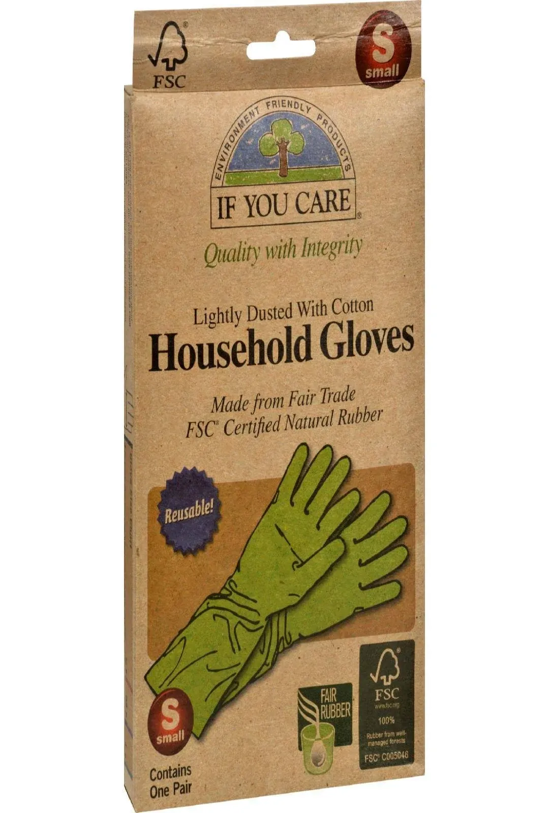 If You Care Household Gloves, Small - 1 pair