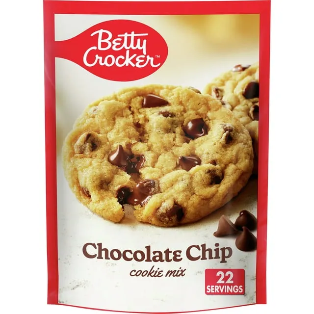 Betty Crocker Chocolate Chip Cookie Mix, 496g/17 oz. Box (Imported from Canada)