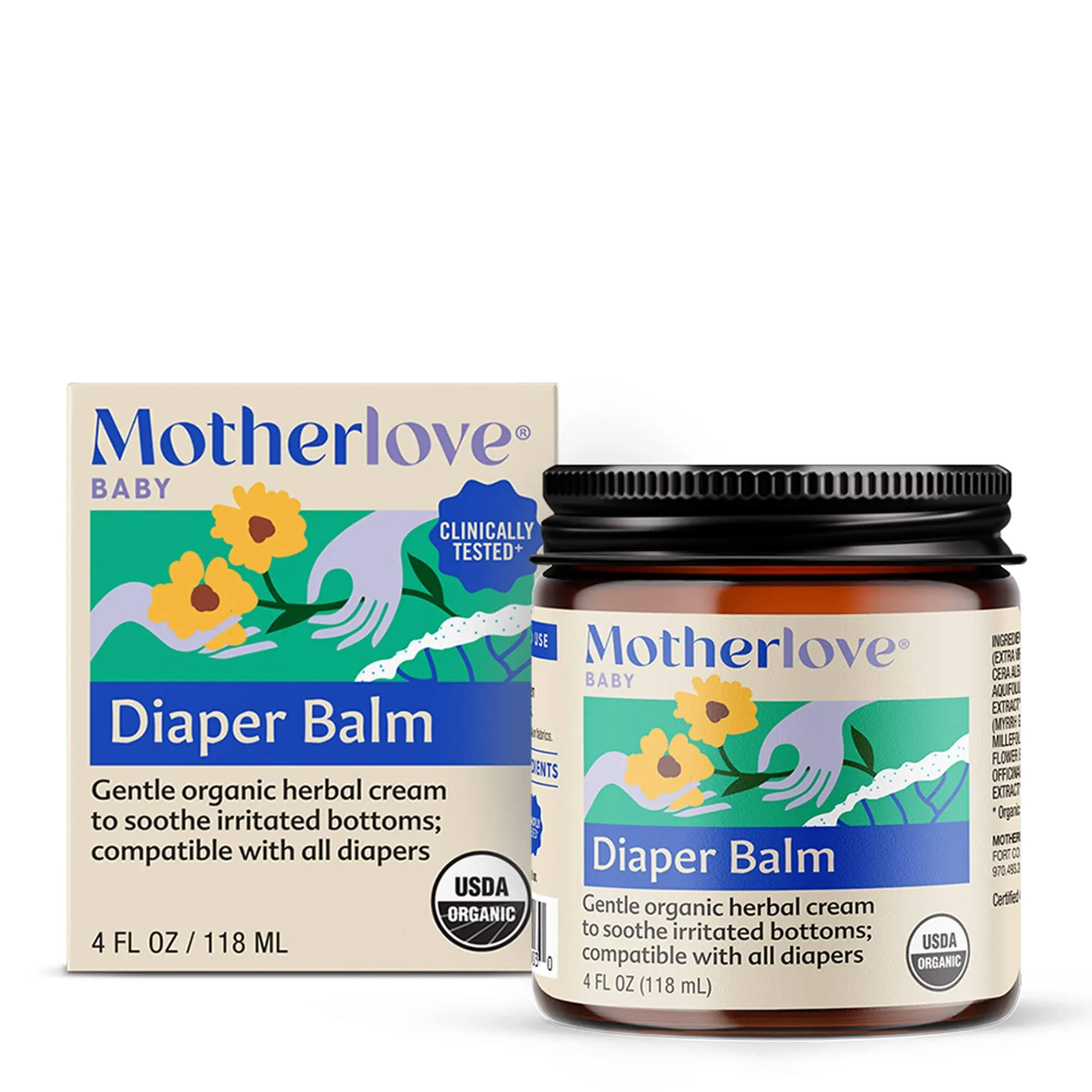 Motherlove Diaper Balm, 4 oz