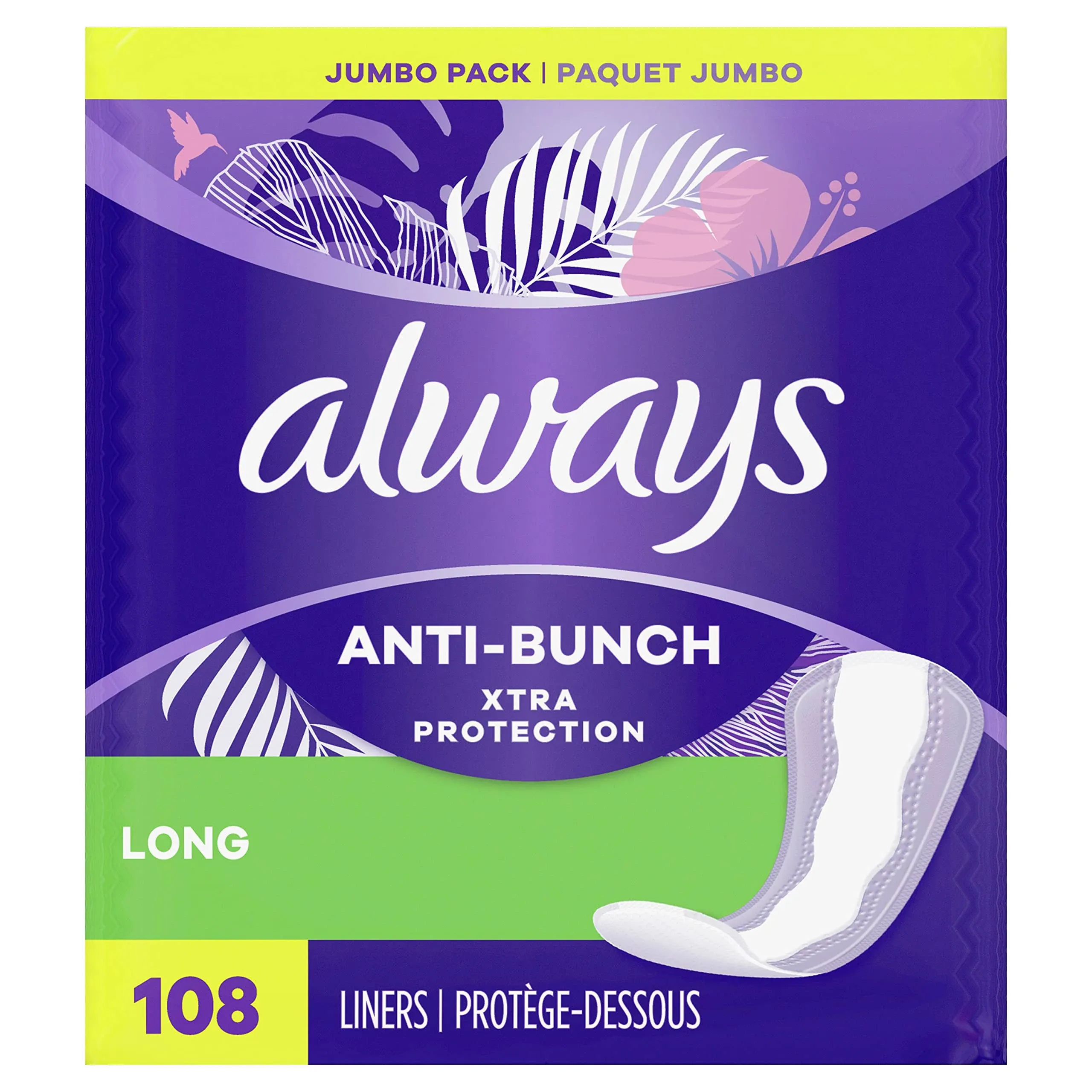 Always Xtra Protection Long Liners | 200 ct.