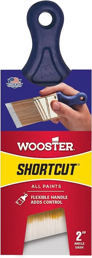 Wooster Brush Shortcut Angle Sash Paintbrush