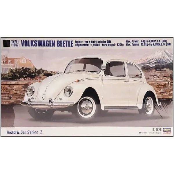 '67 VW Beetle, 1/24 by Hasegawa, Model Car