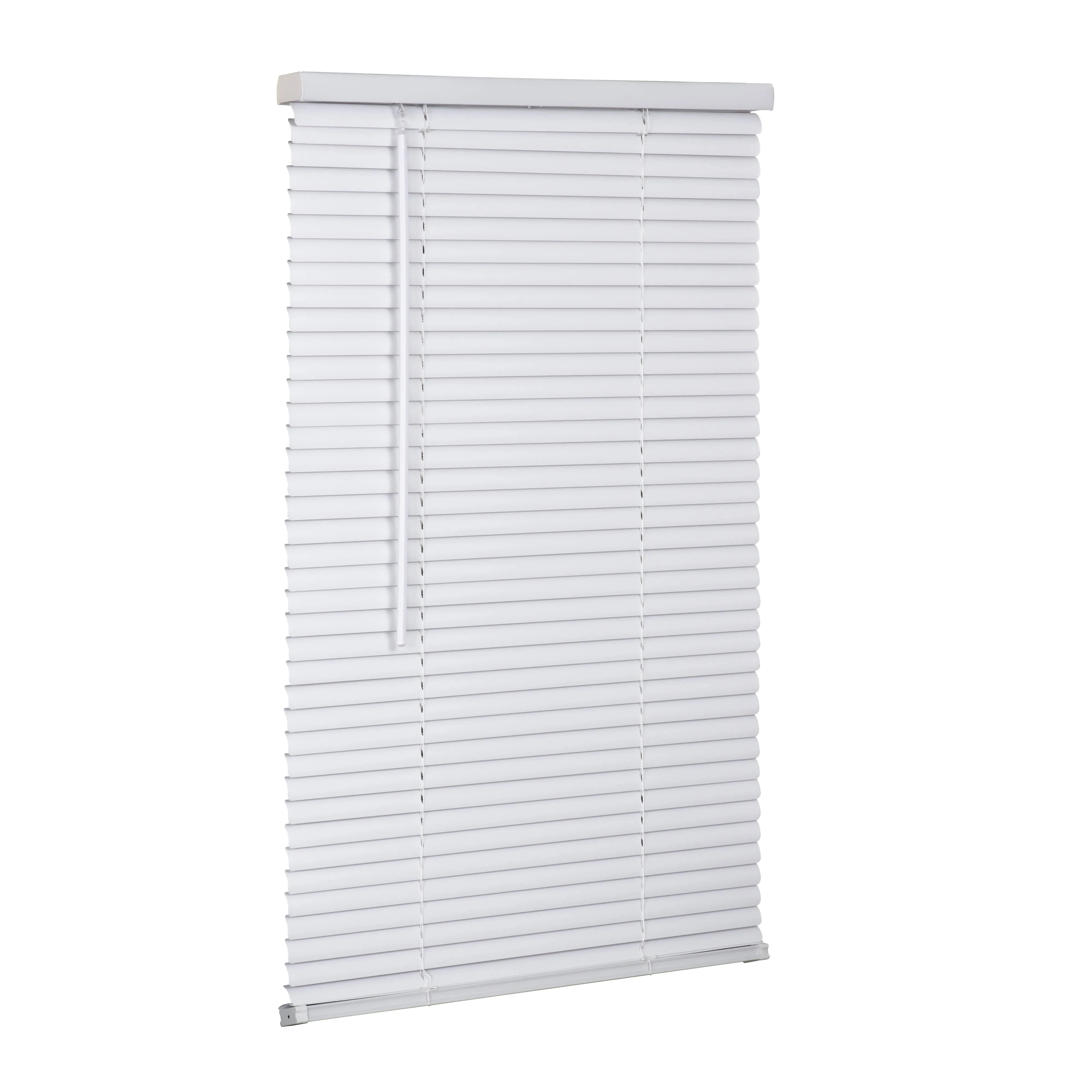 Lotus & Windoware 1" Cordless Vinyl Mini Blind - White - 39" W x 64" L