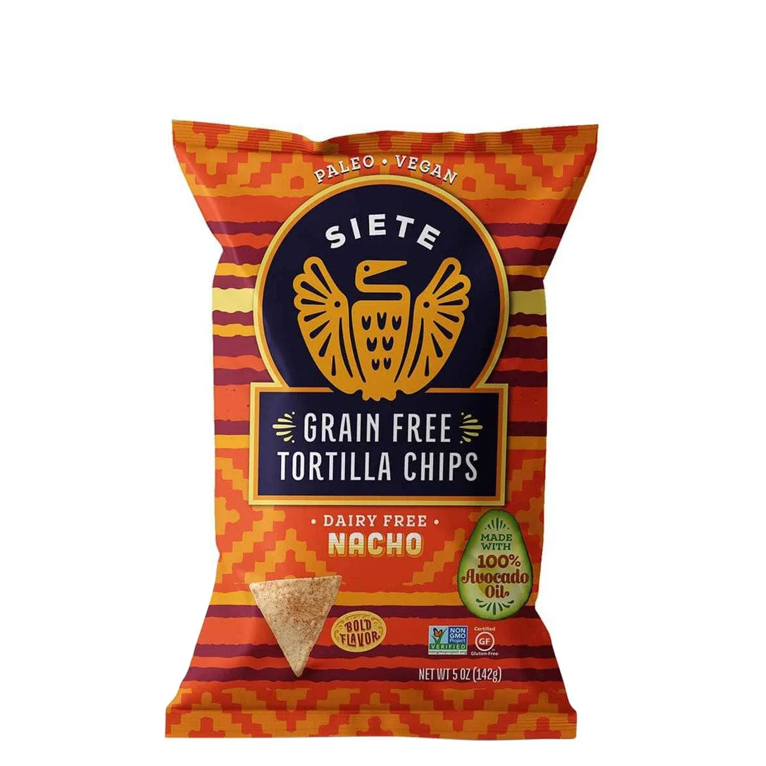 Siete Nacho Grain Free Tortilla Chips - 5 oz packet