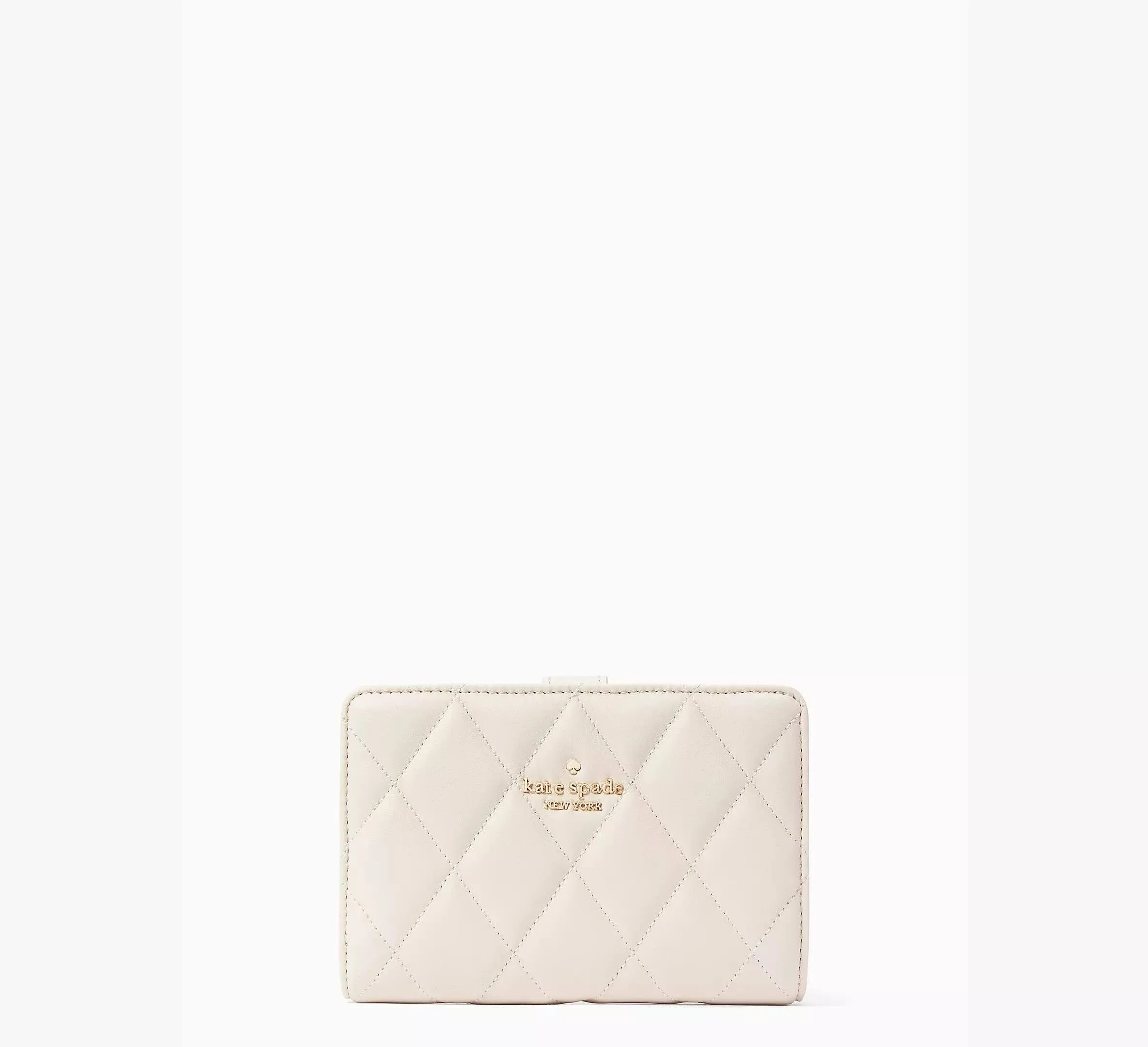 Kate Spade Bags | Kate Spade Carey Medium Compartment Bifold Wallet in Parchment ...