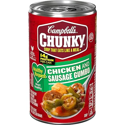 Campbell's Chunky Chicken & Sausage Gumbo Soup