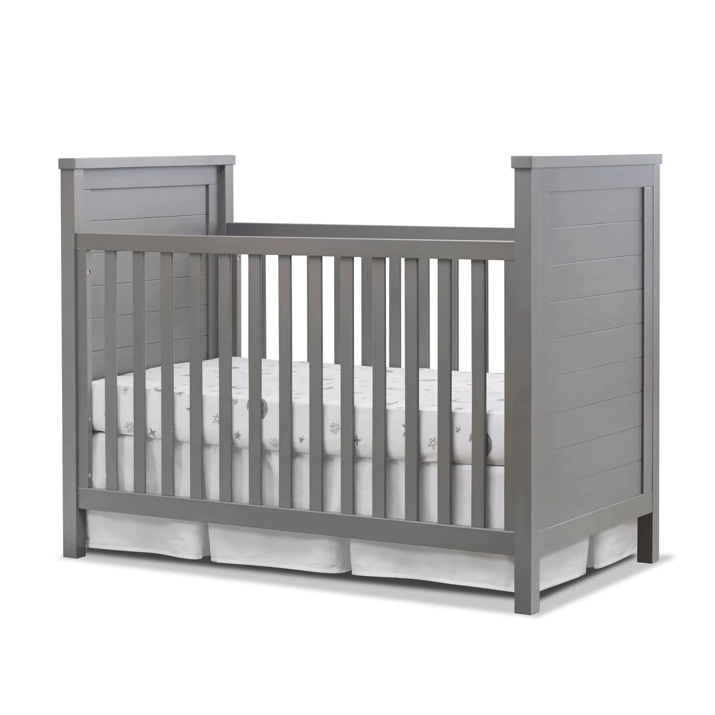 Sorelle Furniture Farmhouse Classic Crib 3-in-1 Convertible Crib, Made