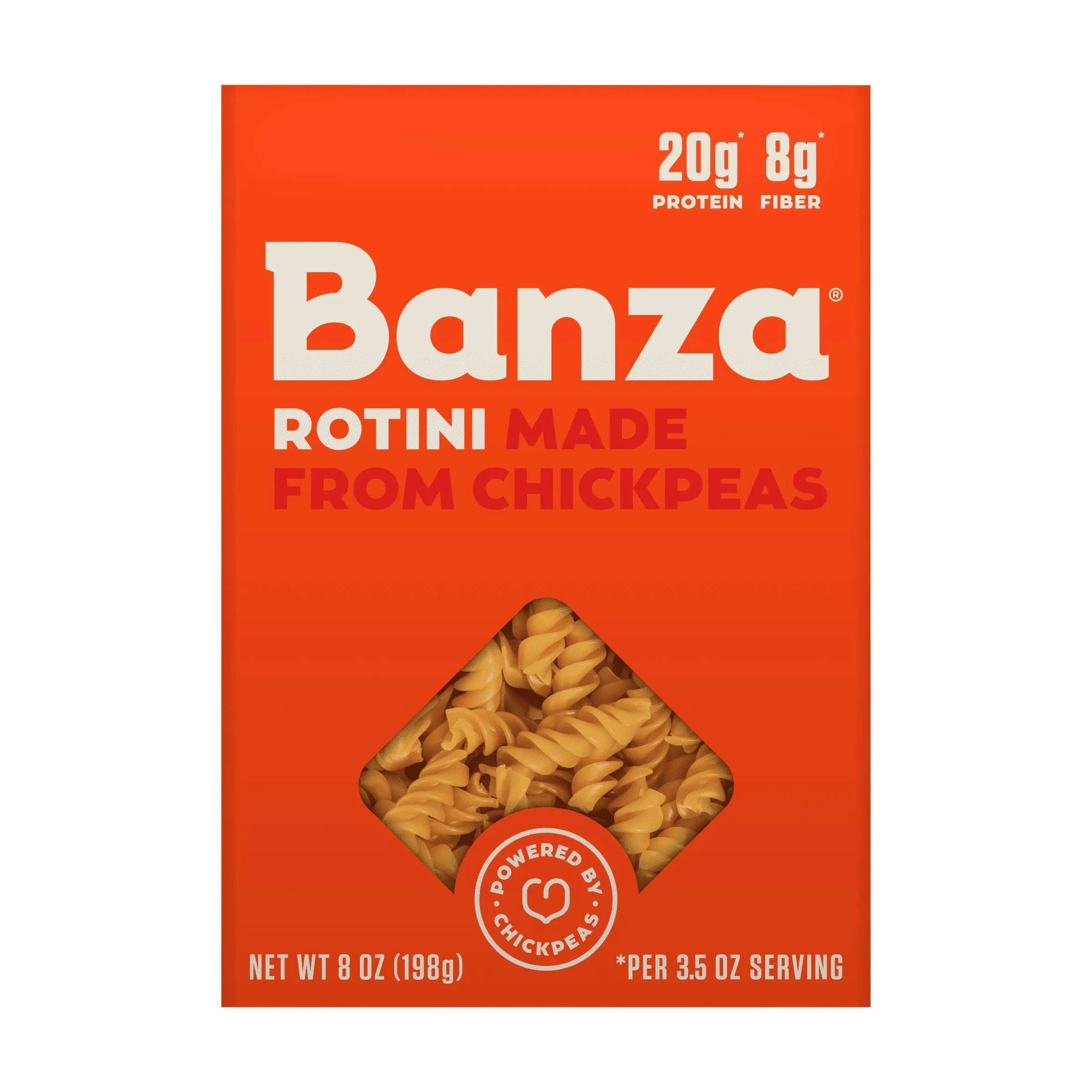 Banza Rotini Chickpea Pasta - 8 oz box