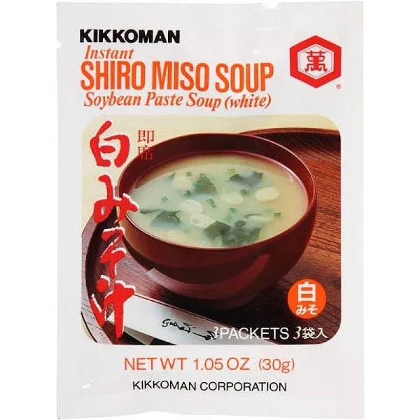 KIKKOMAN: Instant Shiro Miso Soup, 1.05 oz