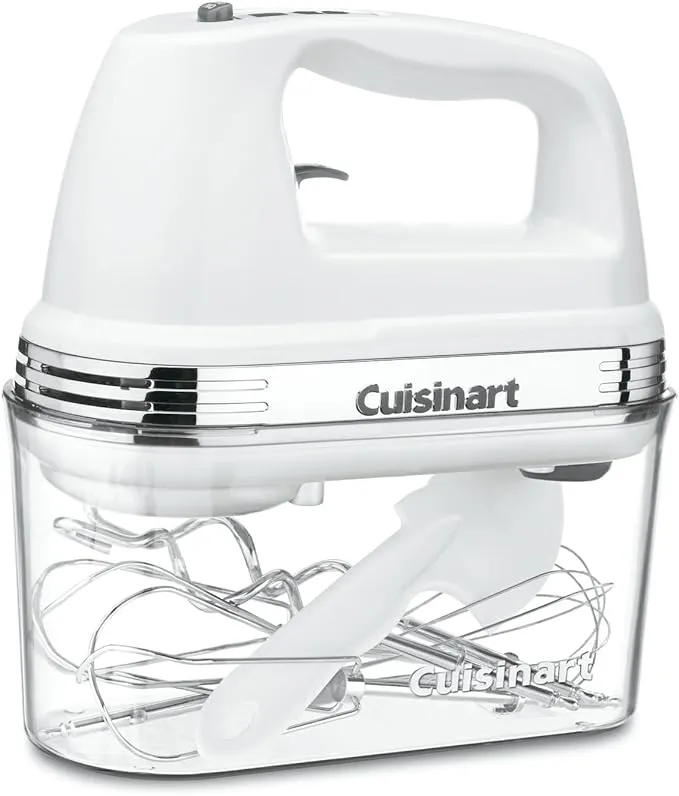 Cuisinart HM-8GRP1 8-Speed Hand Mixer with Blending Attachment, Gray,White