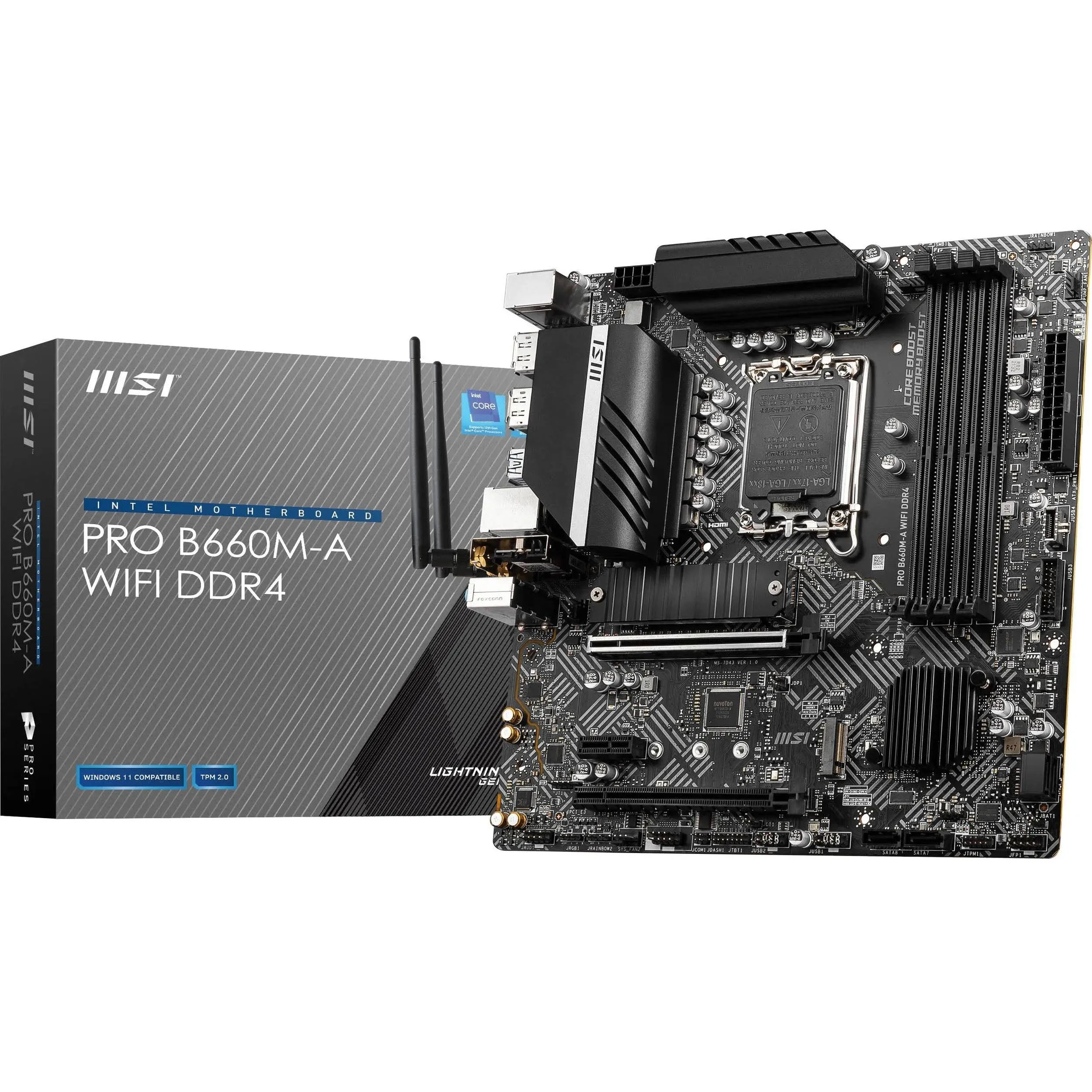 MSI Pro B660M-A Micro-ATX Motherboard