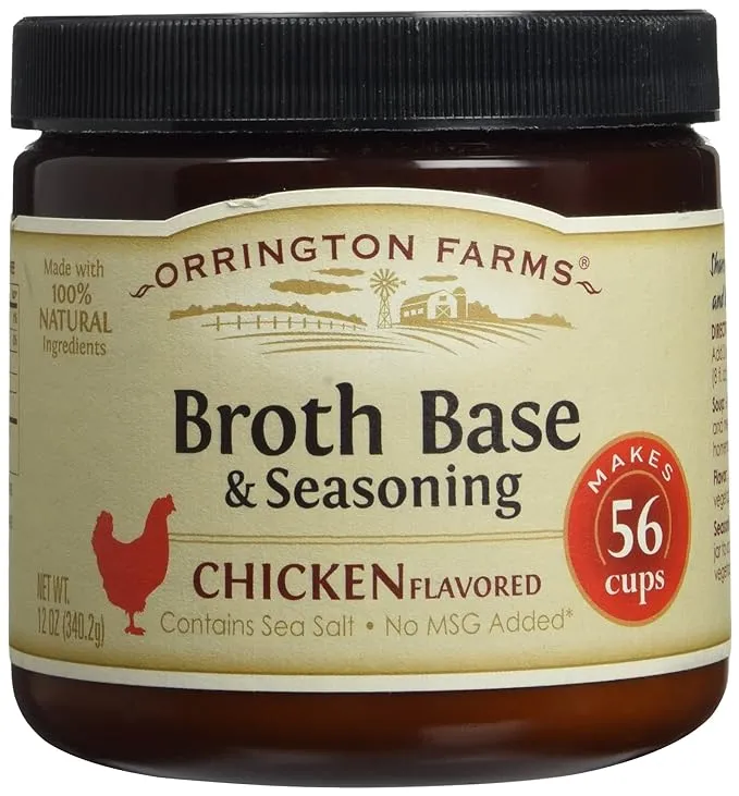 Orrington Farms Broth Base & Seasoning Chicken, 12 Ounce (Pack of 2)