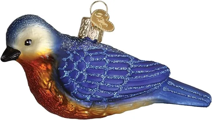 Old World Christmas Western Bluebird Hanging Ornament