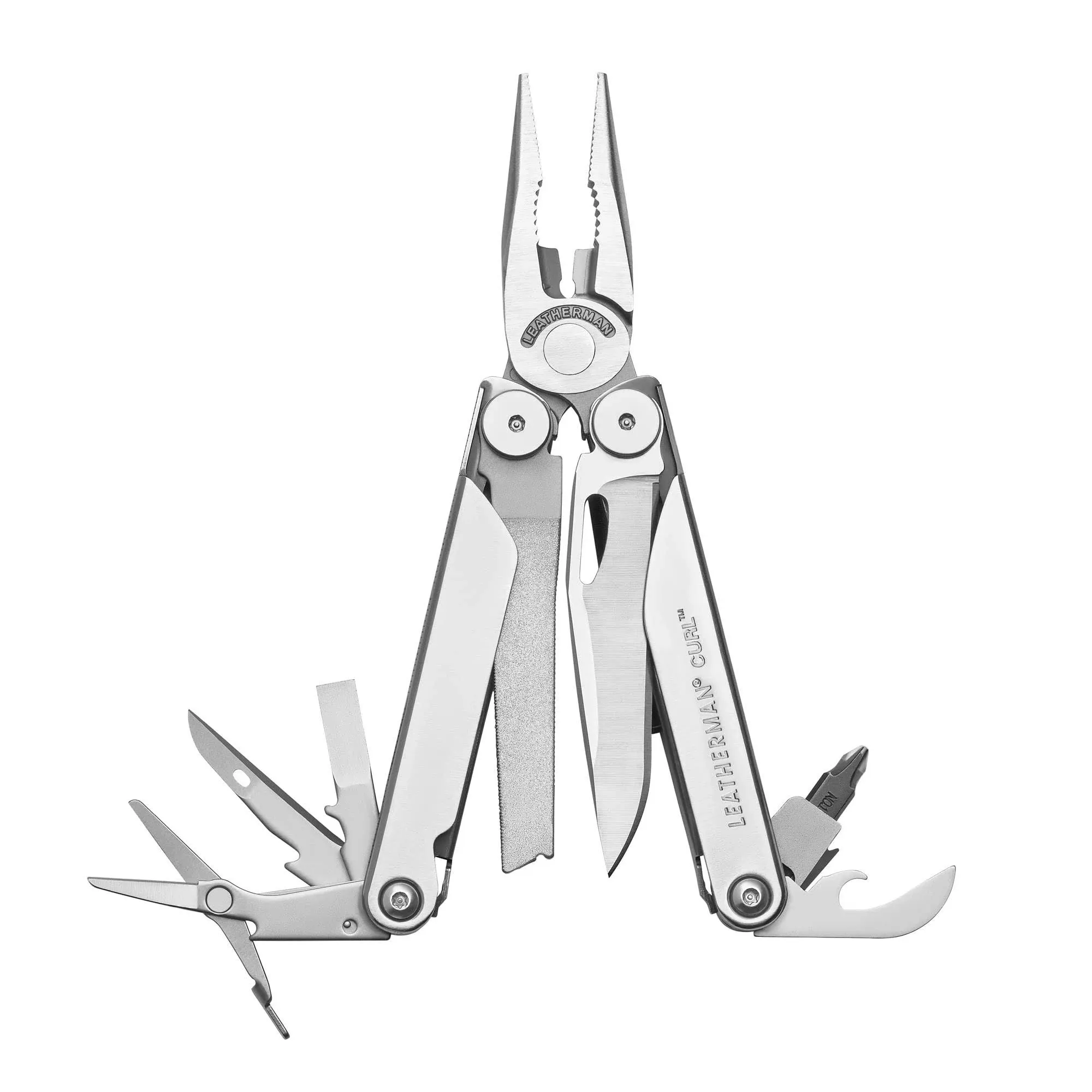 LEATHERMAN, Wave Plus Multitool with Premium Replaceable Wire Cutters, Spring-Action Scissors and Nylon Sheath, Stainless Steel