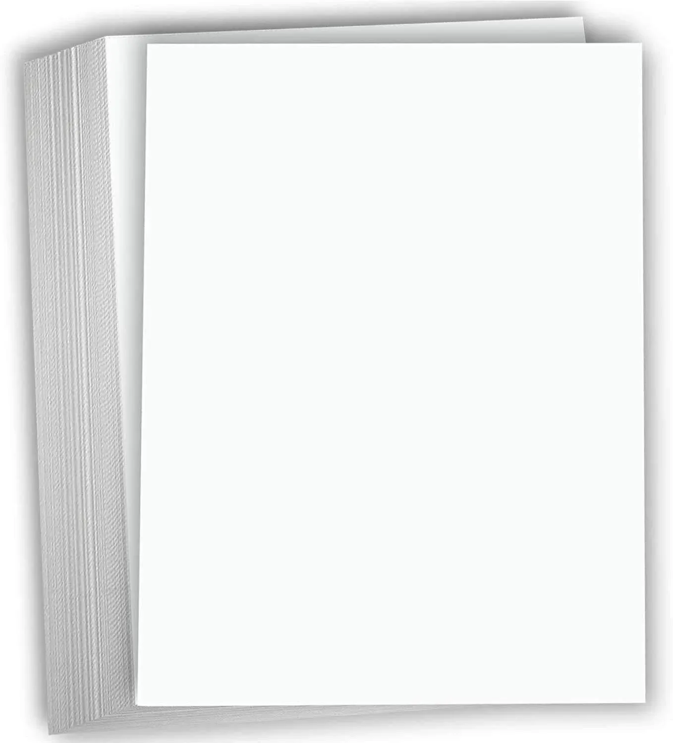 Hamilco White Cardstock Thick Paper - 8 x 10" Blank Heavy Weight 120 lb Cover Card Stock