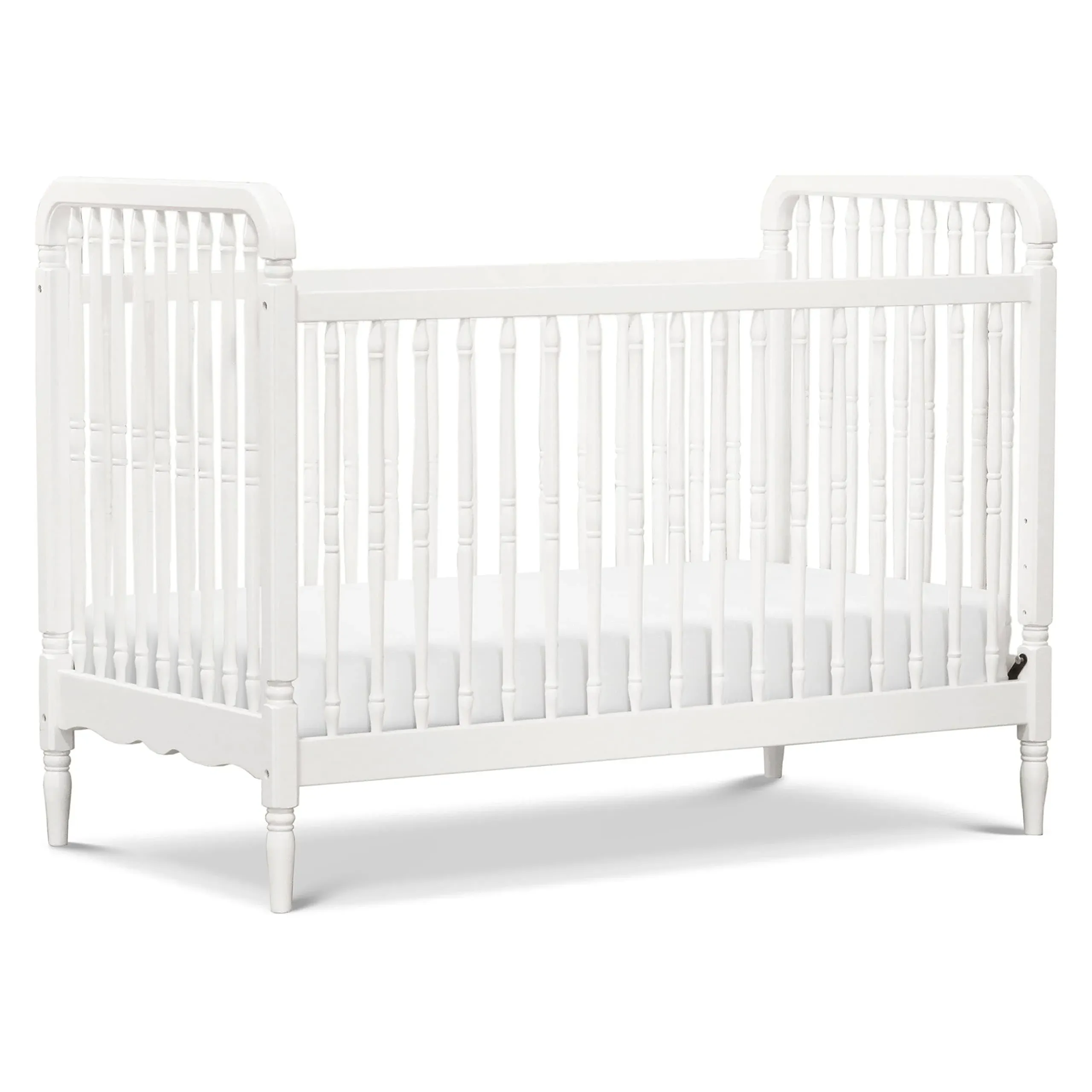 Namesake Liberty 3-in-1 Convertible Spindle Crib with Toddler Bed Conversion Kit