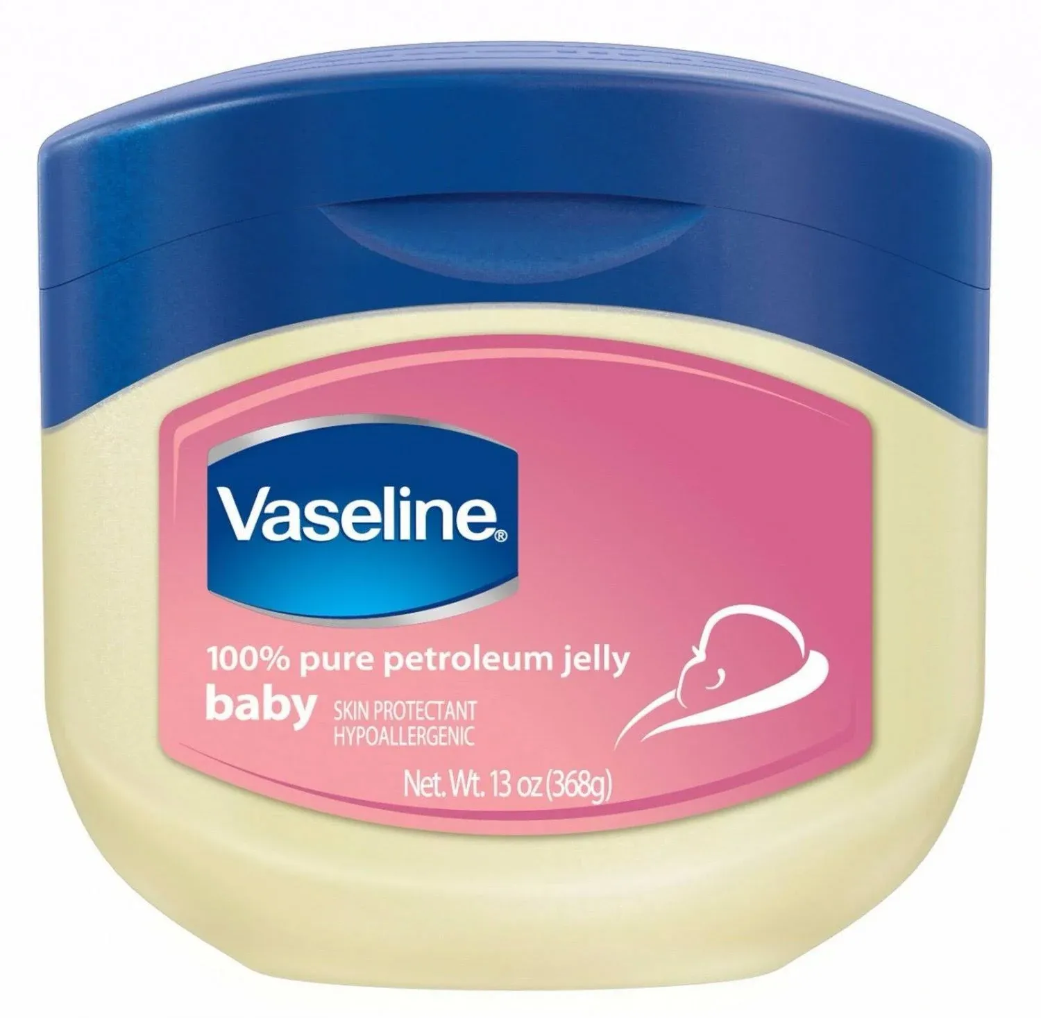 Vaseline Pure Petroleum Jelly, Baby - 13 oz tub