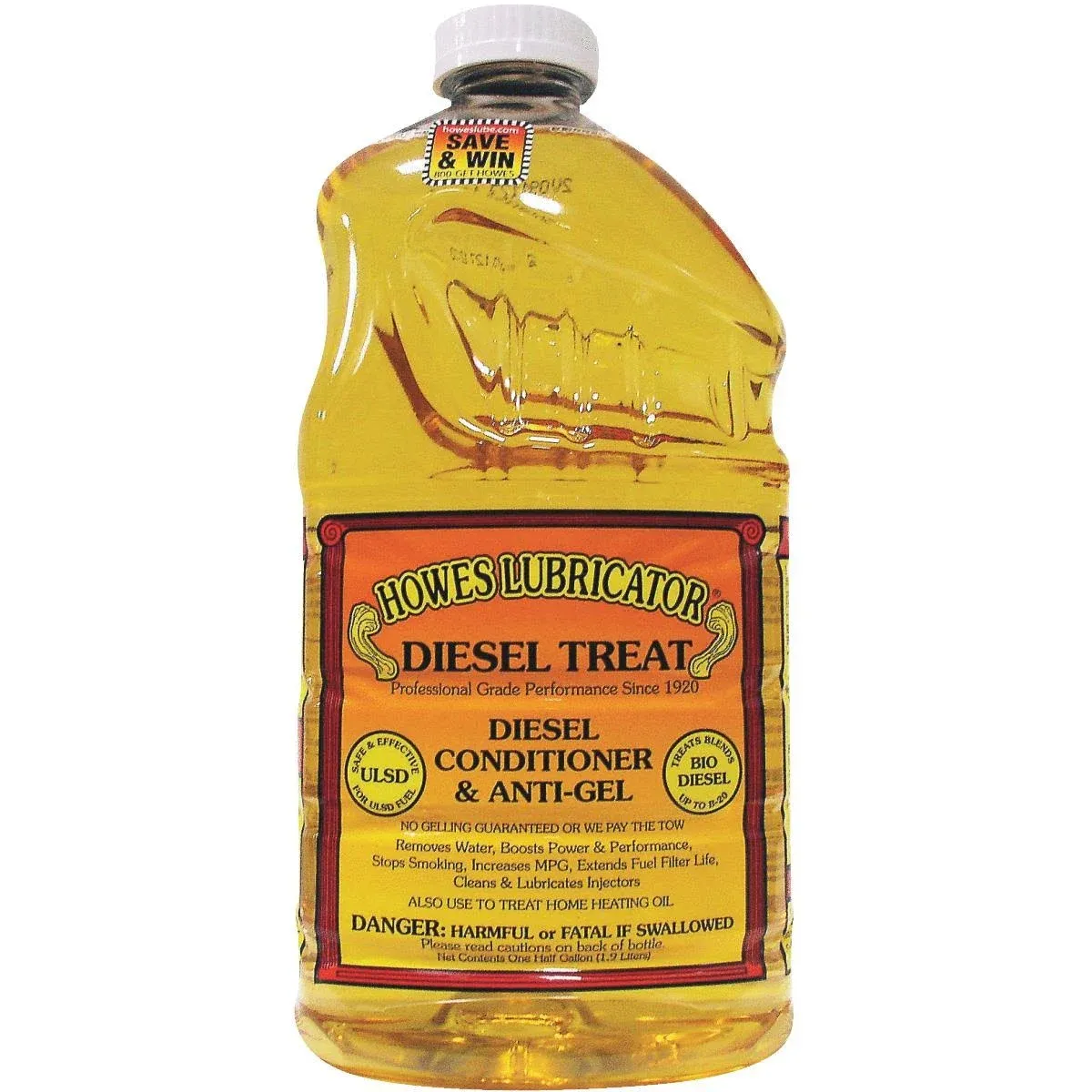 64oz. (1.9L) Diesel Treat Diesel Conditioner and Anti-Gel | 103060 Howes Lubricator