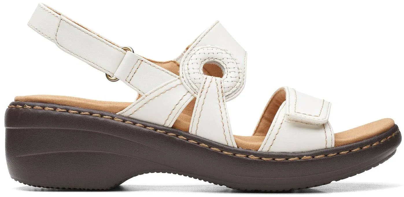 Clarks Merliah Opal Heeled Sandal, Tan Leather US Women&#039;s Size 12 Medium (5549)