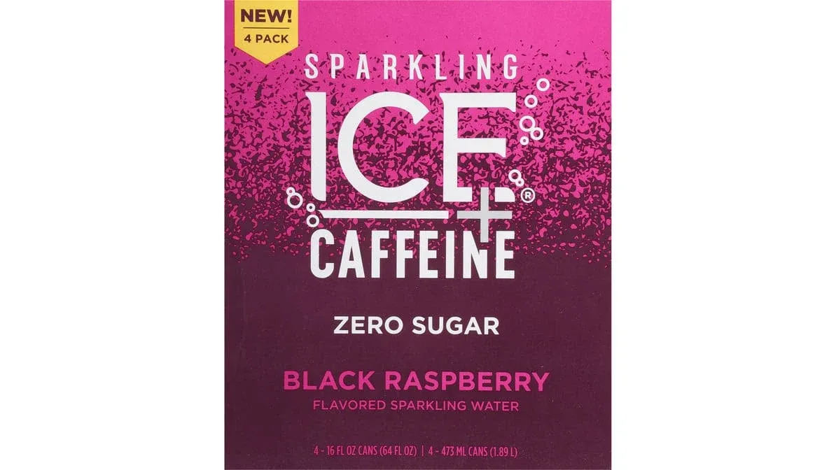 Sparkling Ice Caffeine Black Raspberry Sparkling Water