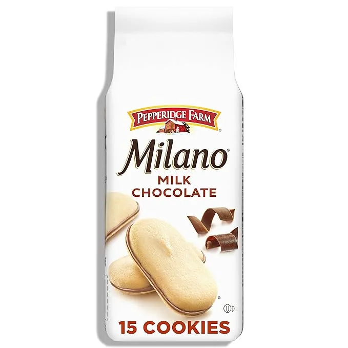 Pepperidge Farm Milano Cookies Milk Chocolate