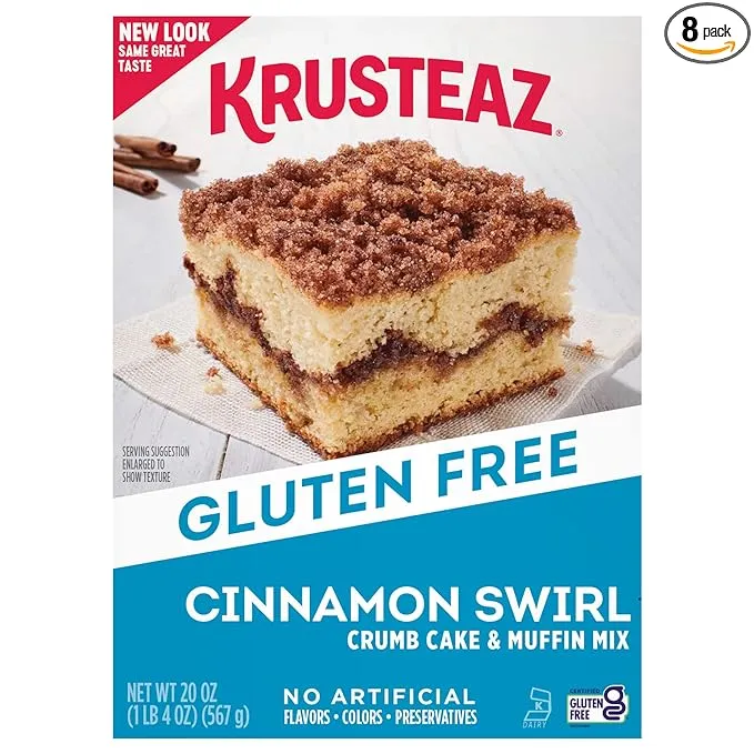 Krusteaz Cinnamon Swirl Crumb Cake Muffin Mix