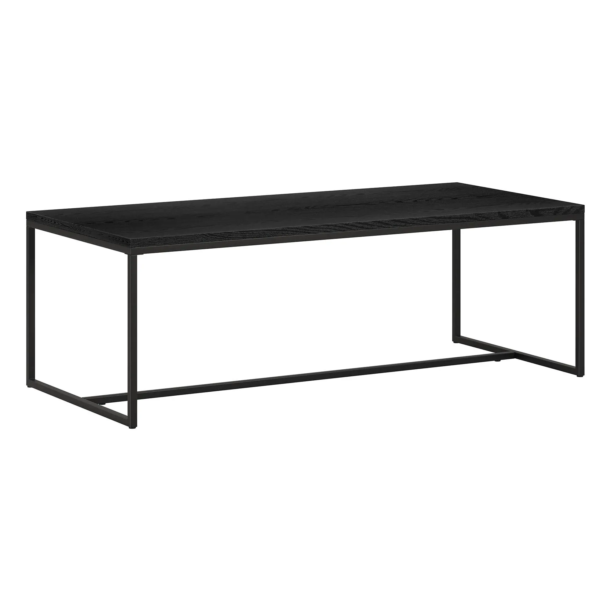 Henn&Hart 47" Black Coffee Table - Industrial - Coffee Tables - by Homesquare | Houzz