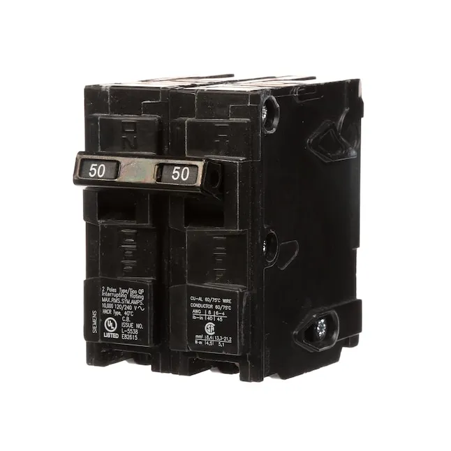 Siemens Q250 Circuit Breaker, 2-Pole 50-Amp