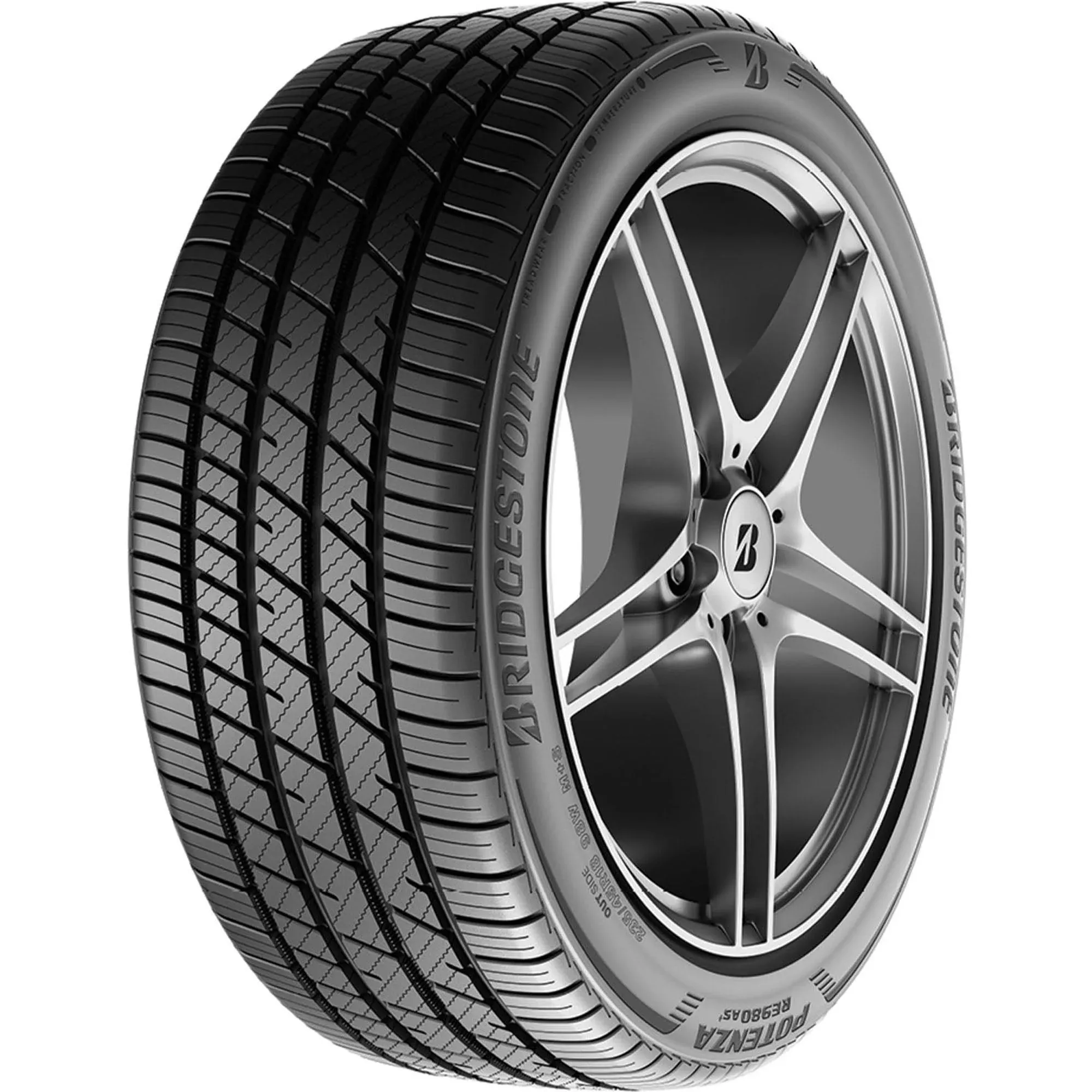 Tire Bridgestone Potenza RE980AS+ 205/55R16 91W AS A/S High Performance