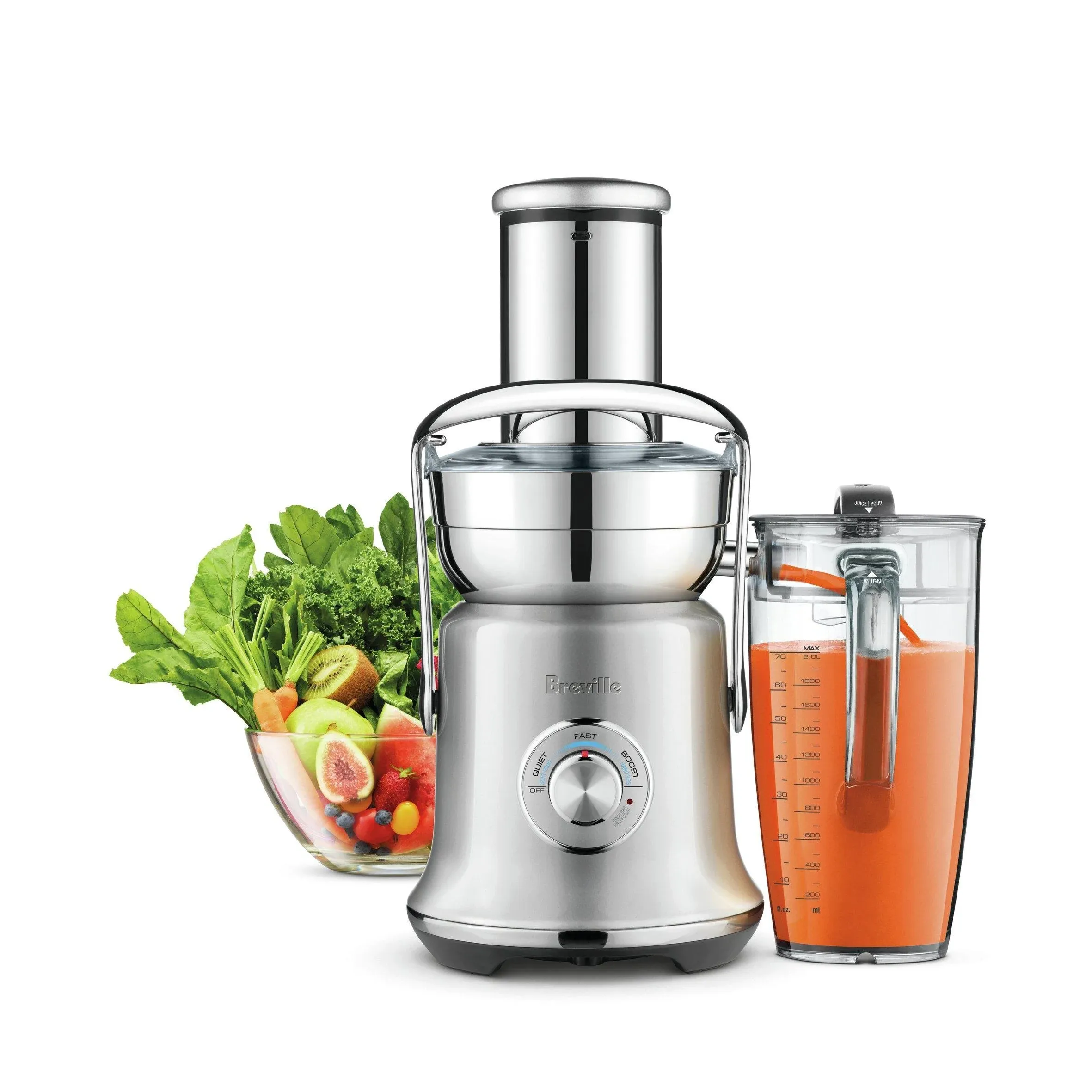 Breville Juice Fountain Cold XL Juicer, Brushed Stainless Steel