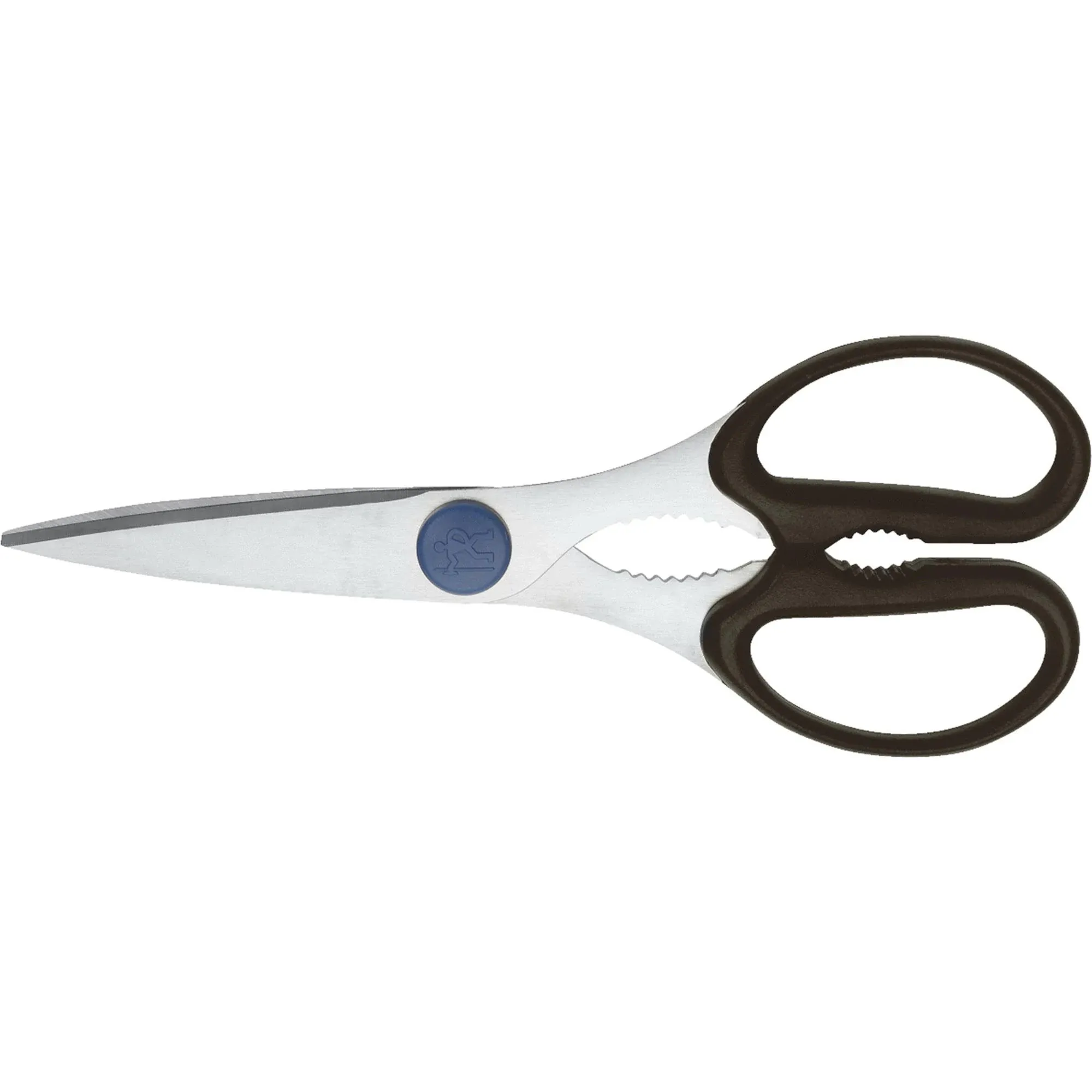 J.A. Henckels International Take-Apart Kitchen Scissors, Black/Stainless Steel, 3.375"