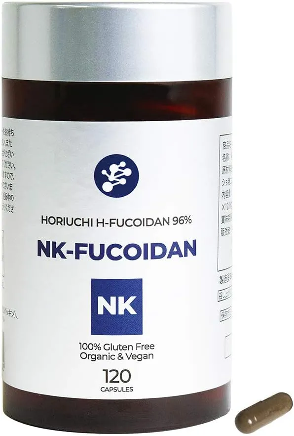 NK-FUCOIDAN 120 Grains |Horiuchi Fucoidan|High Molecular Weight Fucoidan ...