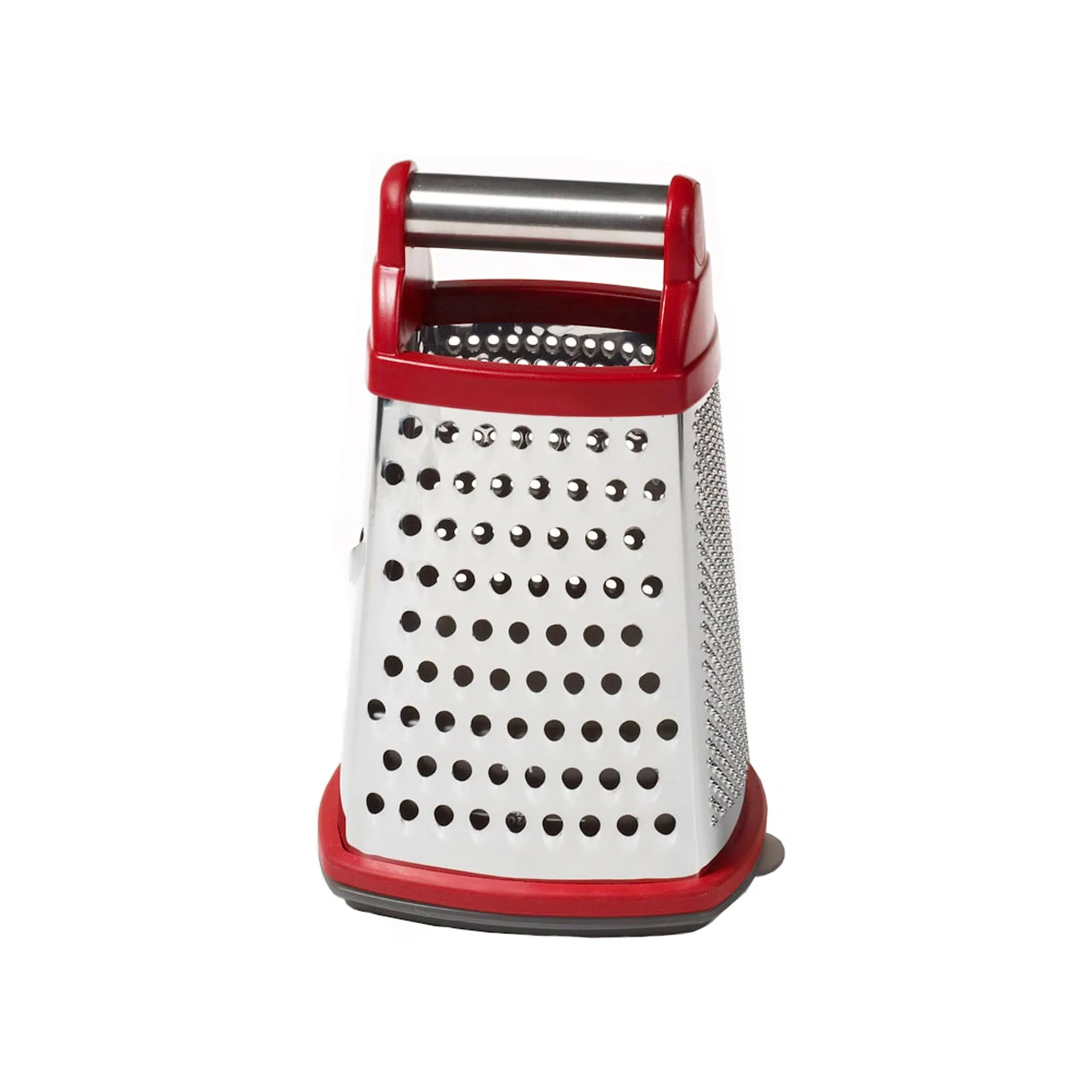 KitchenAid Gourmet Stainless Steel Box Grater, Red