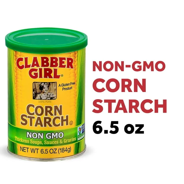 Clabber Girl Corn Starch Gluten Free Non GMO - 6.5 oz