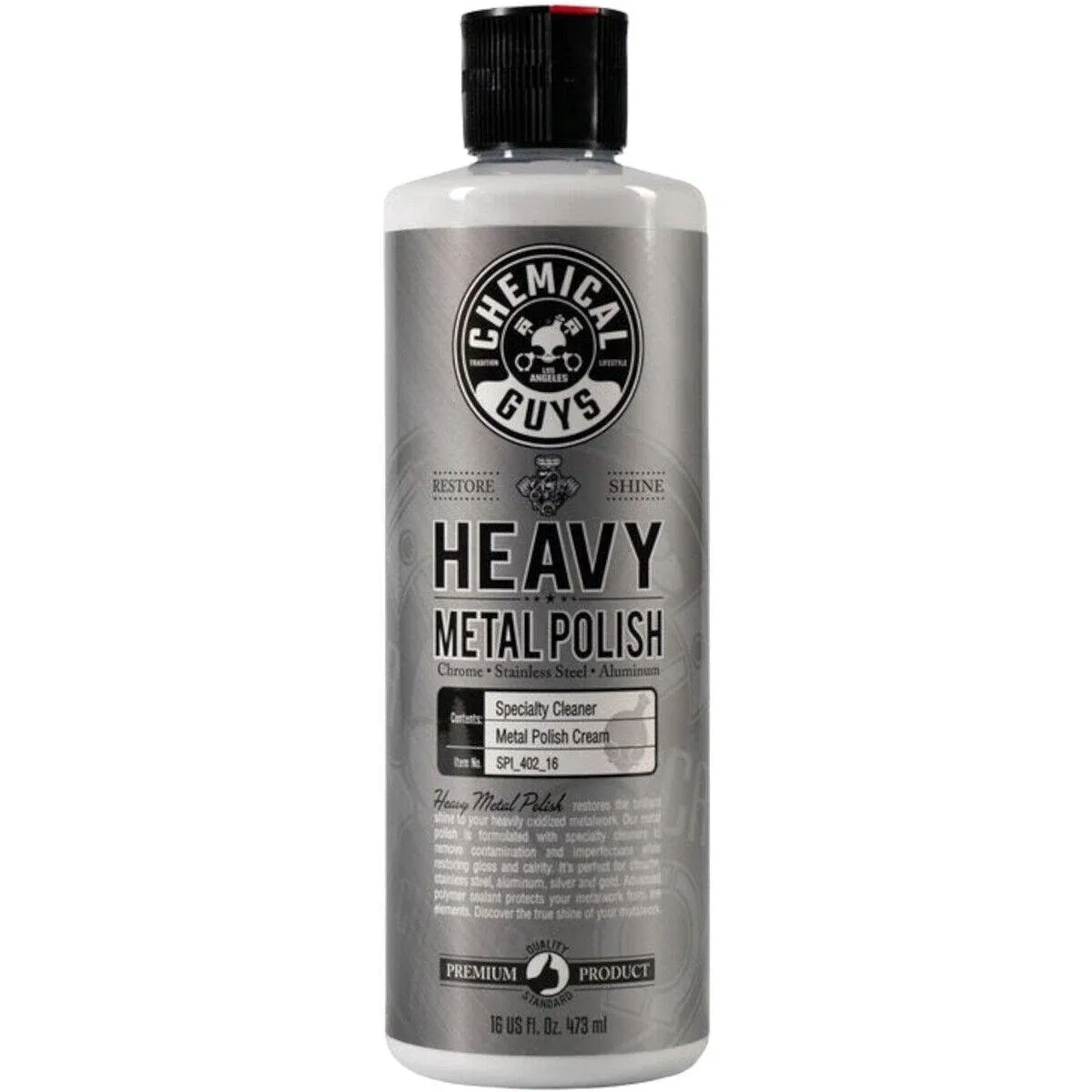 Chemical Guys SPI-402-16, Heavy Metal Polish Restorer and Protectant, 16 Ounce