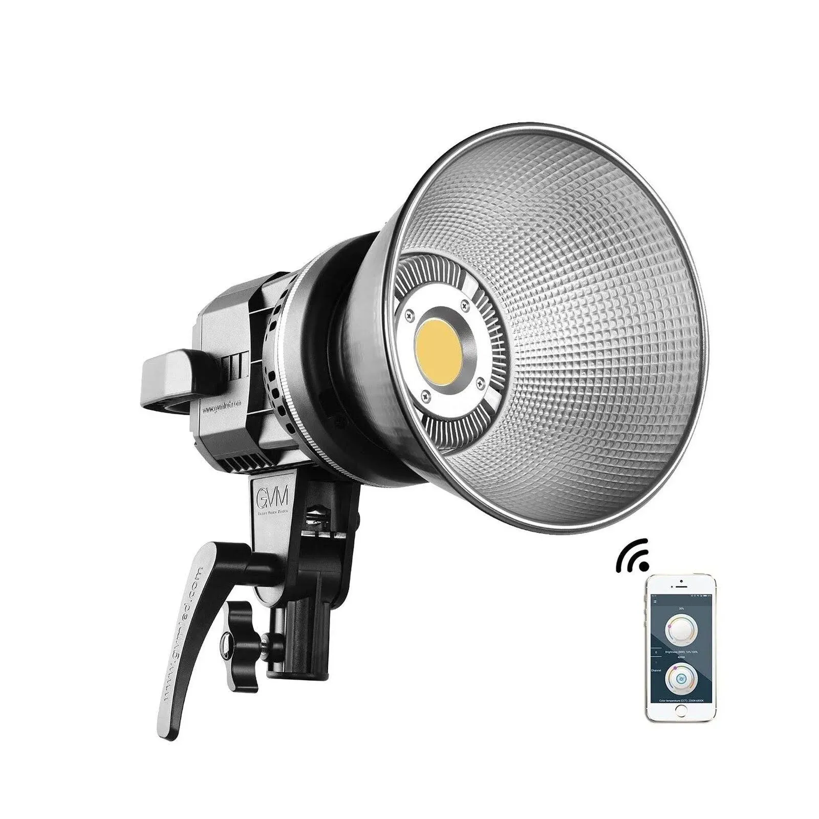 GVM Great Video Maker 80W Portable LED Video Light White 5600k Daylight Balanced ...