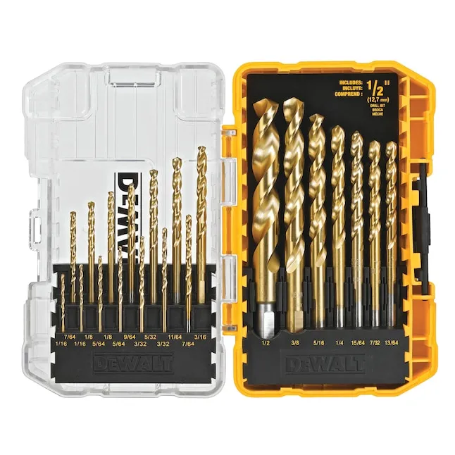 Dewalt DW1342 21-Piece Titanium Speed Tip Drill Bit Set