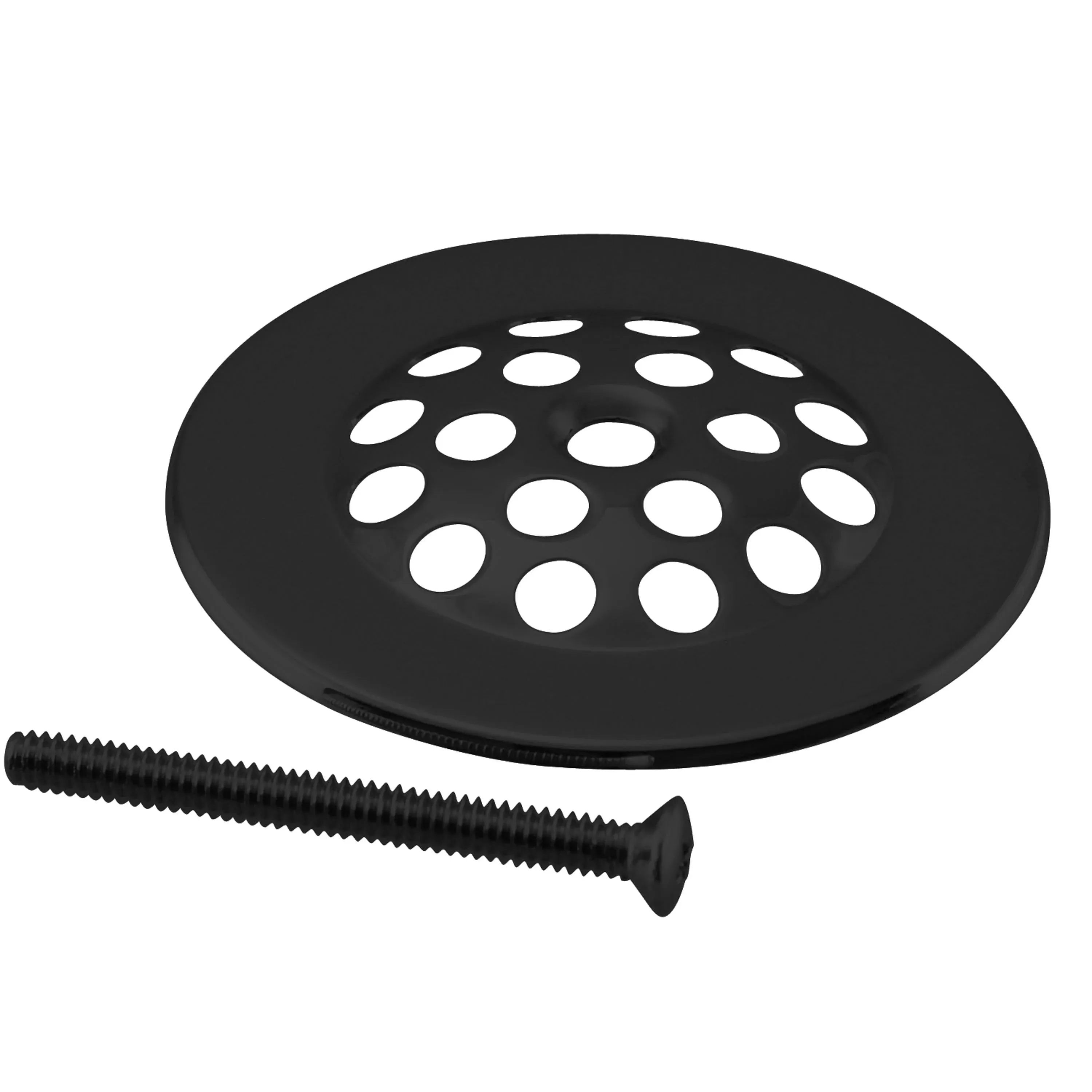 Westbrass Gerber Style Bee-HiveTub Strainer Grid with Screw | Black | D327-62