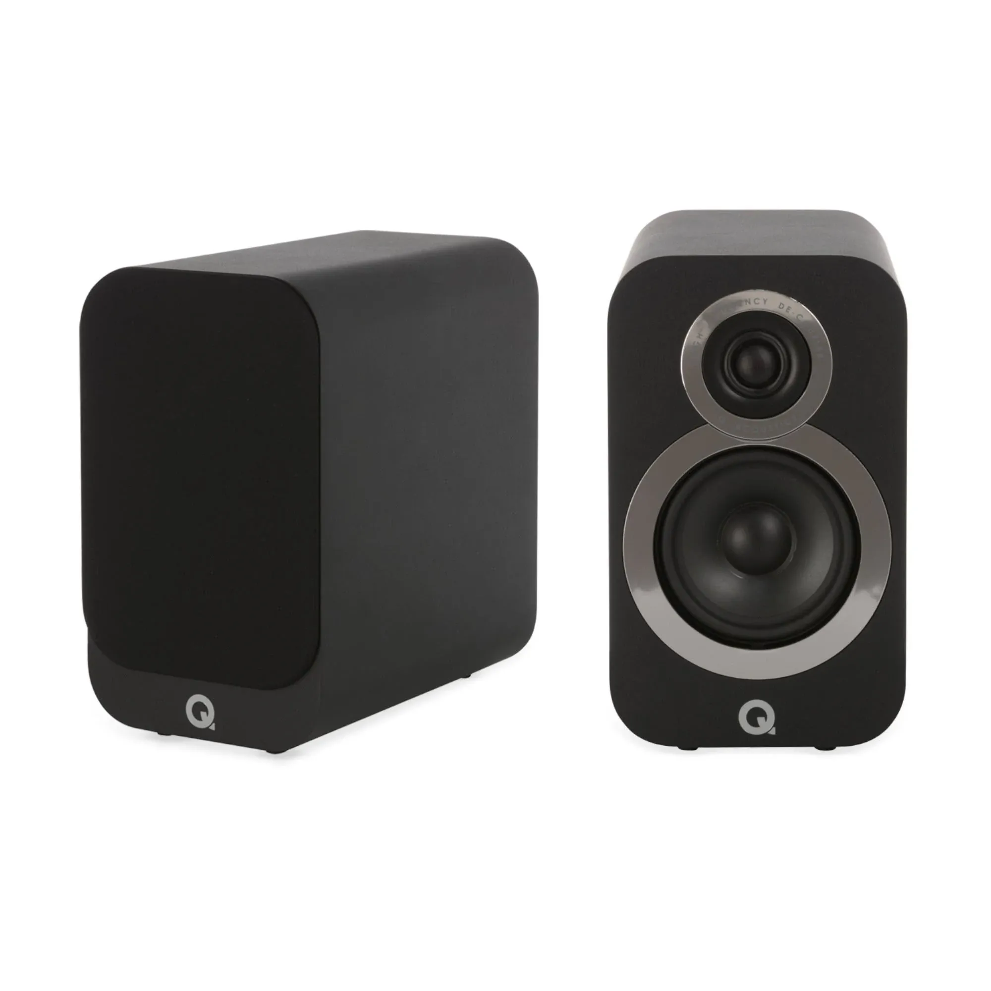 Q Acoustics 3010i Bookshelf Speakers Pair Carbon Black