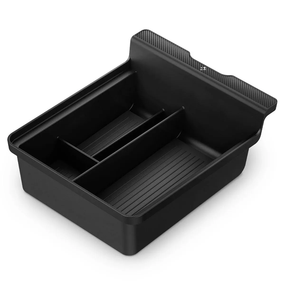 Spigen Center Console Organizer Tray(Carbon Edition) Designed for Tesla Model 3/Y with Smooth Slide Technology 2024/2023/2022 [Not Compatible with Model 3 2024]