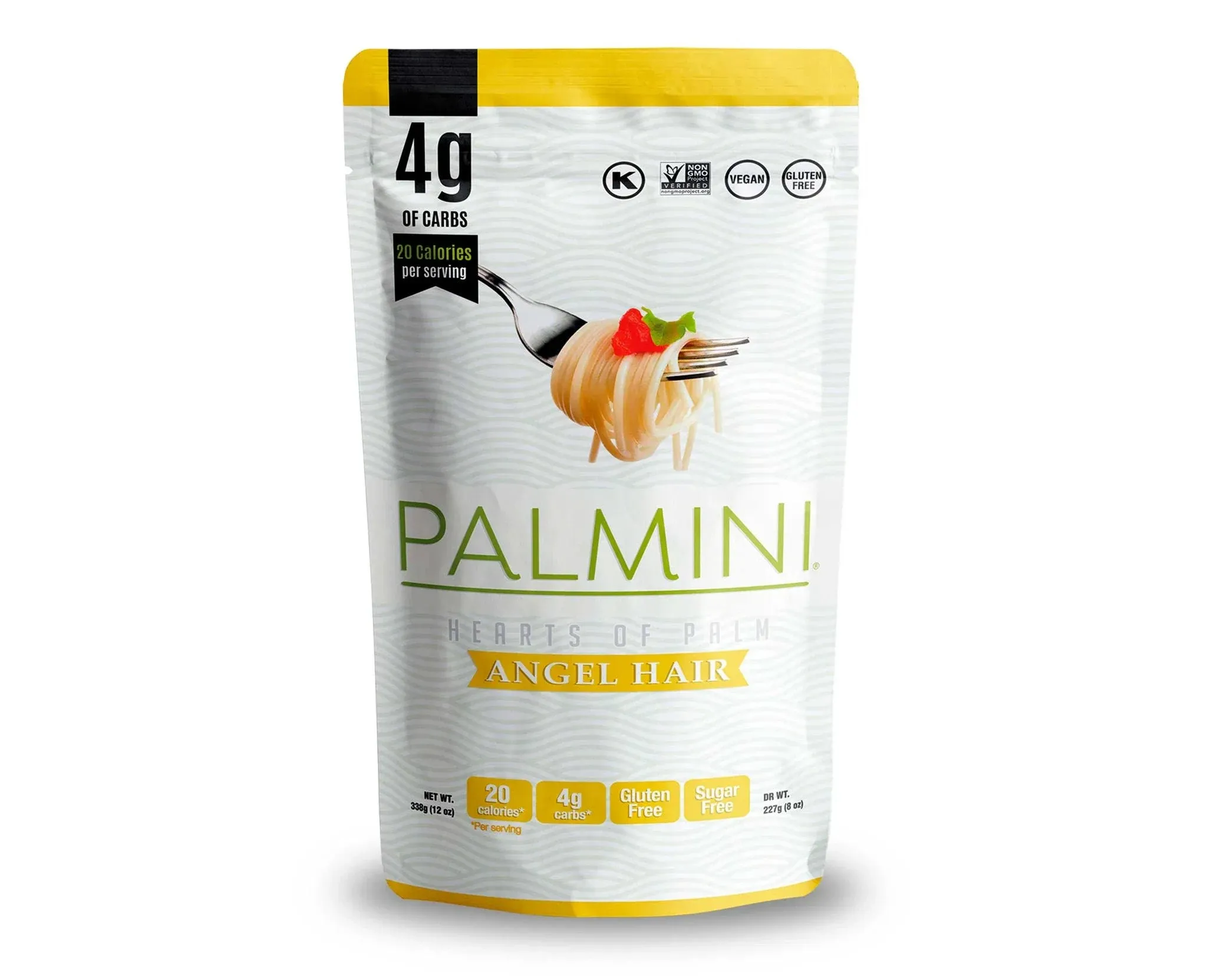 Palmini Low Carb Angel Hair | 4g of Carbs | As Seen On Shark Tank (12 Ounce - Pack of 6)Palmini Low Carb Angel Hair | 4g of Carbs | As Seen On Sh…