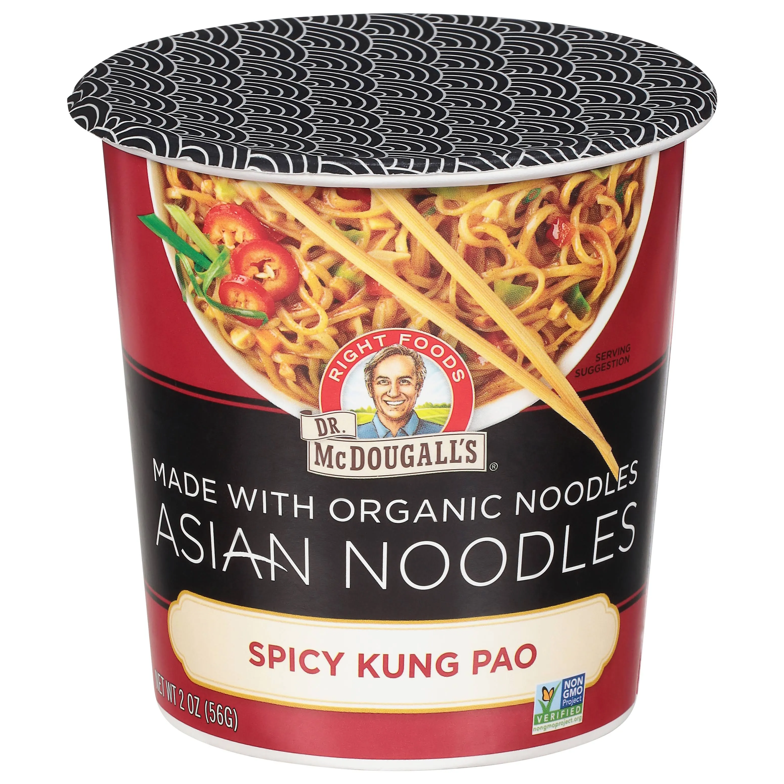 Dr. McDougall's Asian Entree, Spicy Kung Pao Noodle - 2 oz cup