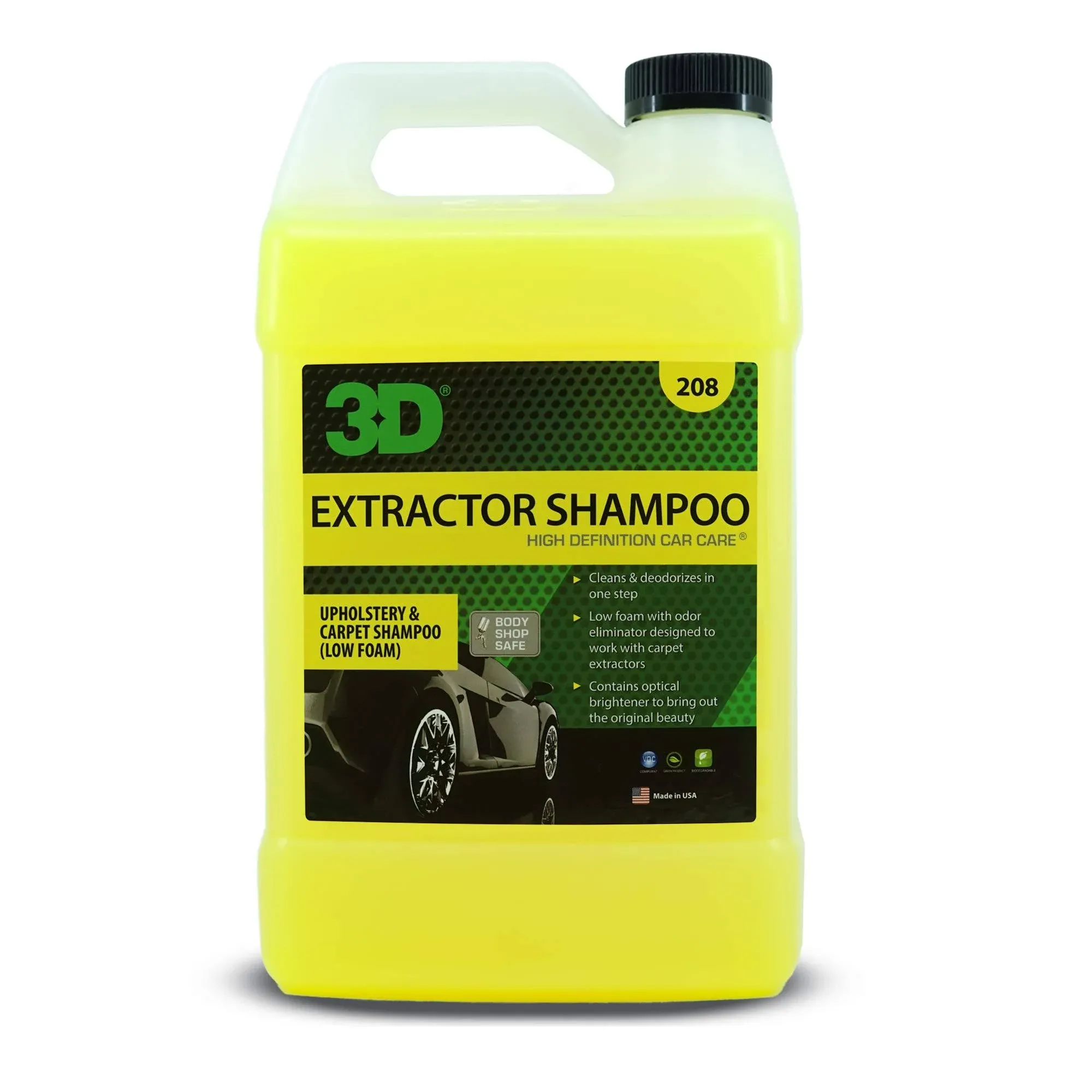 3D Carpet Cleaner Shampoo Extractor 1 Gallon - FREE SHIPPING!