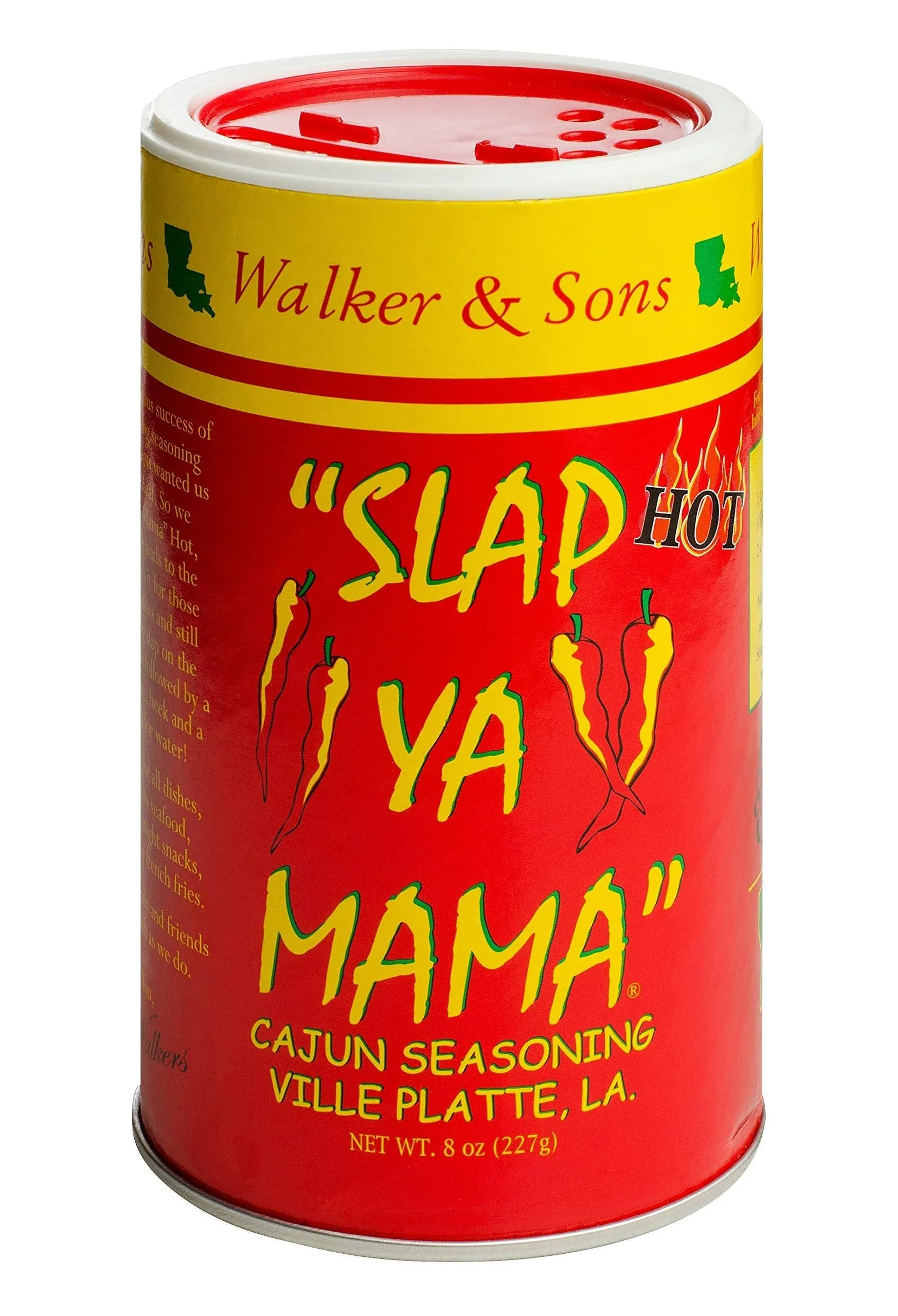 Walker & Sons Slap Ya Mama Cajun Seasoning, Hot - 8 oz