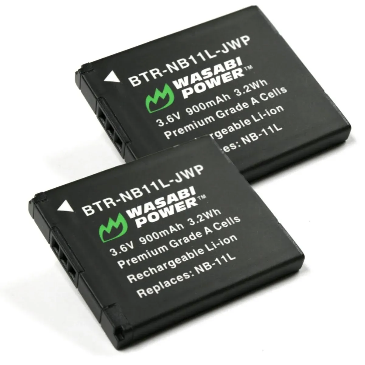 Wasabi Power Battery for Canon NB-11L, NB-11LH (2-Pack)