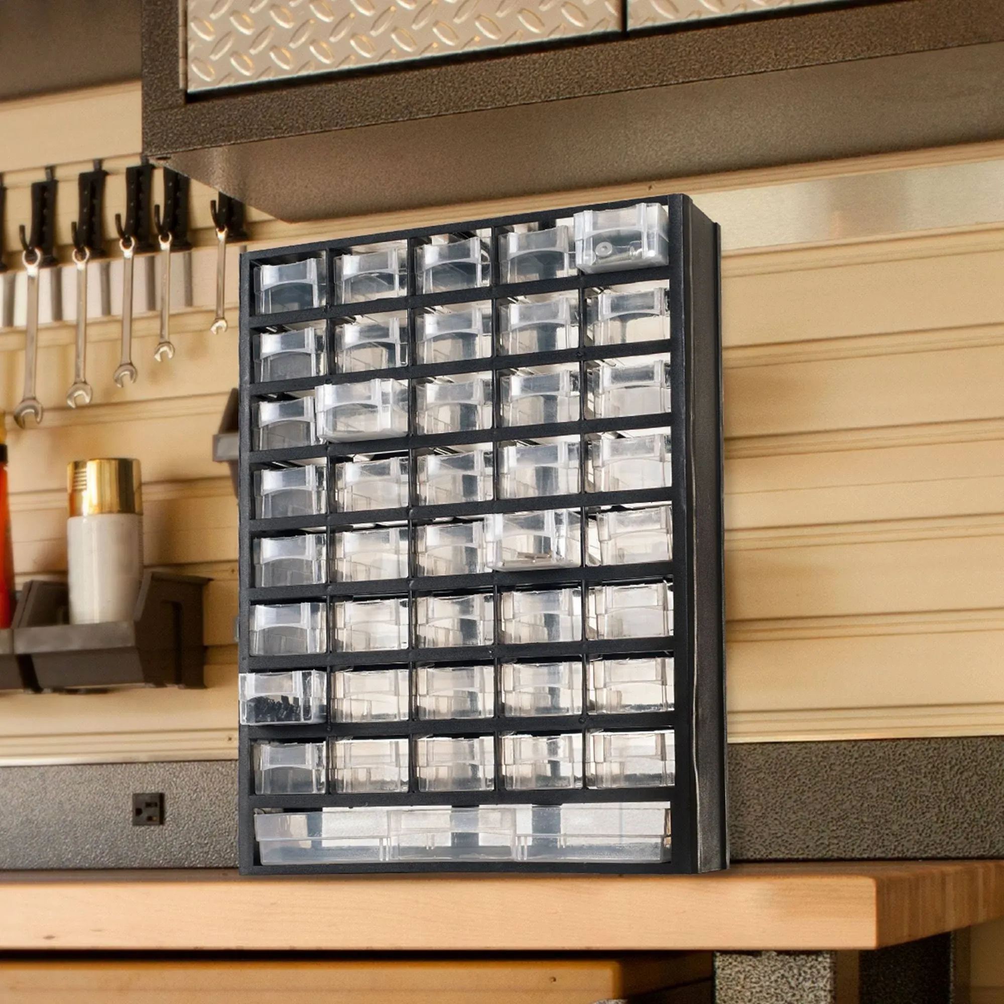 Stalwart 41 Compartment Hardware Storage Box