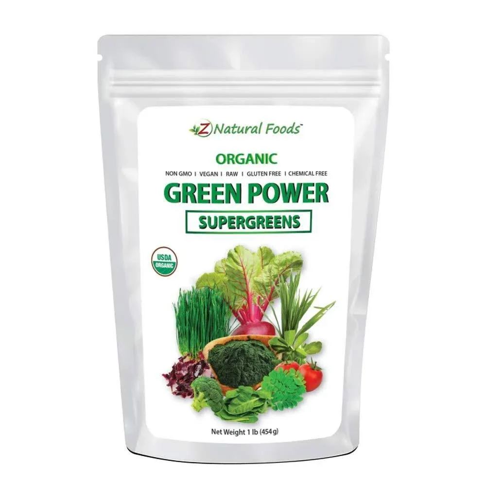 Organic SuperGreens Blend for Natural Wellness