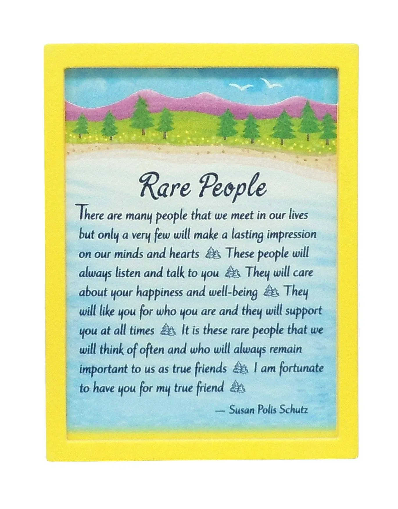 Blue Mountain Arts Friend Magnet with Easel Back—Holiday, Birthday, Thank-You, or Just Because Gift by Susan Polis Schutz, 4.9 x 3.6 Inches (Rare People), Small